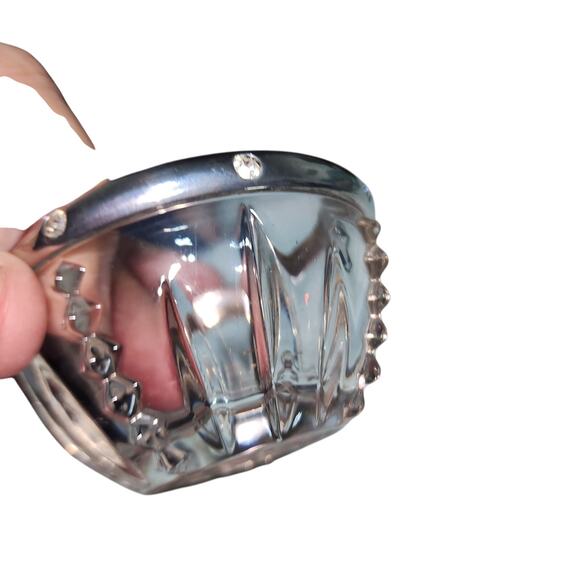 LENOX EUC PAVE JEWELS DIAMOND PEARLS ROYAL EGG TRINKET BOX - Picture 4 of 6